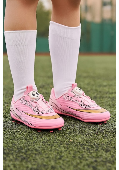 Mini Bonito Üniseks Yeni Nesil Mekanizmalı Futbol Kramponu Pembe