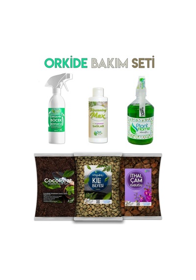 Premium Orkide Bakım Seti - Premium Orkide Toprağı Ve Bakım Seti Diğer