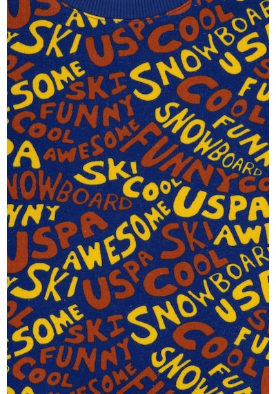 U.S. Polo Assn. Erkek Çocuk İndigo Bisiklet Yaka Sweatshirt 50293460-VR028