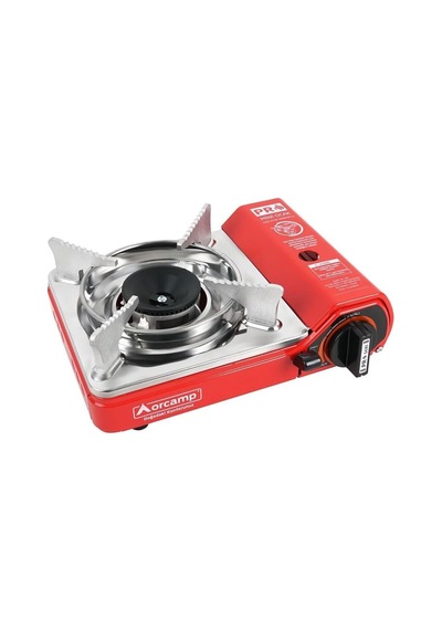 Tekli Mini Portatif Ocak Gaz Stop Emniyetli/kırmızı Çanta Hediyeli Genel