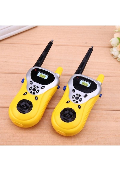Walkie Talkie Pilli Yüksek Çekim Mesafeli Oyuncak Çocuk Telsizi