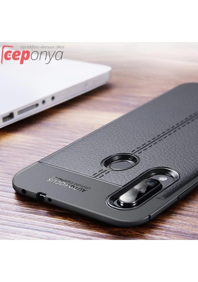 P Smart Pro 2019 Deri Desenli Kamera Korumali Silikon Kilif 564794197