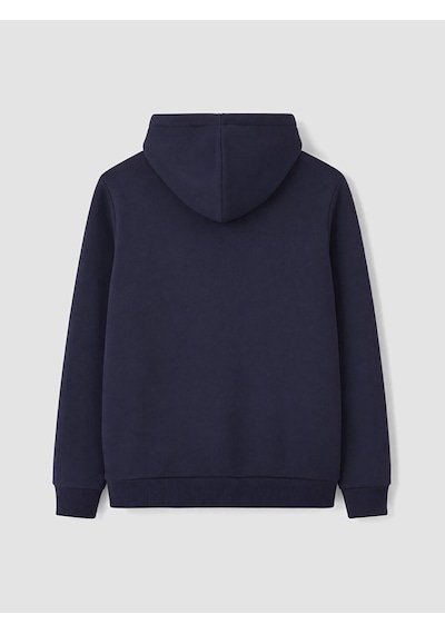 LC Waikiki Lc Waıkıkı Lacivert Kapüşonlu Kadın Fermuarlı Sweatshirt