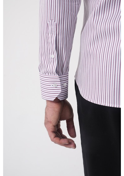 Bisse Regular Fit Uzun Kol Pamuk Erkek Bordo Gömlek Gmczg250031 D25 Bordo