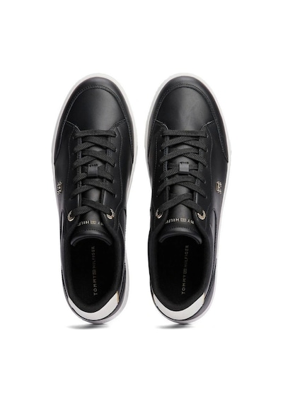 Tommy Hilfiger Kadın Essential Chic Court Sneaker Siyah Çok Renkli