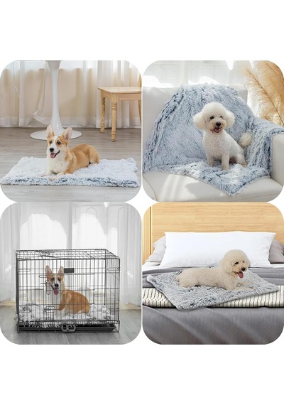 Evcil Hayvan Battaniyesi, 56x36cm Nefes Alabilen Uzun Tüylü Lifli Kedi Örtüsü, Yumuşak Sıcak Tutan Makinede Yıkanabilir Köpek Matı, Yatak Koltuk Ve Seyahat Kullanımı İçin Uygundur Evcil Hayvan Battaniyesi, 56x36cm Nefes Alabilen Uzun Tüylü Lifli Kedi Örtüsü, Yumuşak Sıcak Tutan Makinede Yıkanabilir Köpek Matı, Yatak Koltuk Ve Seyahat Kullanımı İçin Uygundur
