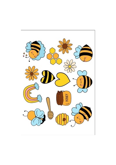 Arı Sticker Set