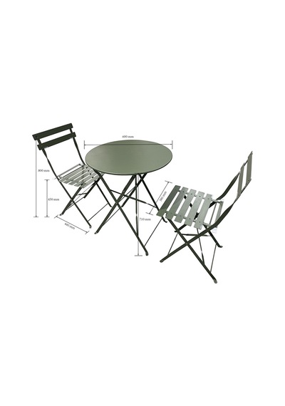 Janco Bistro Set Yeşil Janco Bistro Set Yeşil