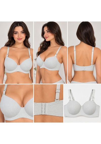 101Dzyn Ö.m.f Lingerie Kadın Fitilli Lazer Kesim Dikişsiz Balensiz Avuç İçi El Dolgulu Push Up Sütyen Açık Mavi 101Dzyn Ö.m.f Lingerie Kadın Fitilli Lazer Kesim Dikişsiz Balensiz Avuç İçi El Dolgulu Push Up Sütyen Açık Mavi