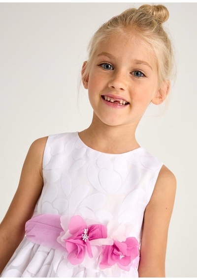 Kız Elbise 25ymyr3918 Beyaz