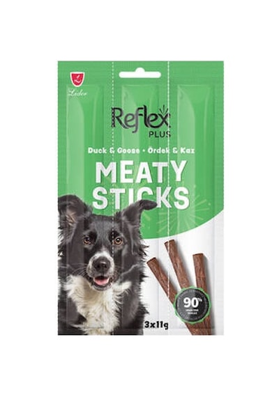 Meaty Sticks Ördek Ve Kaz Etli Tahılsız Köpek Ödül Çubuğu 3x11 Gr
