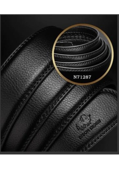 Bison Denim Mekanizmalı Hakiki Deri Italyan Kemer 110 Cm (389675605)