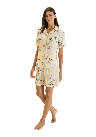 Over Sleep By Poleren Over Sleep 3381 Kadın Yazlık Süprem Şort Pijama Takım M-l-xl-xxl Ekru Over Sleep By Poleren Over Sleep 3381 Kadın Yazlık Süprem Şort Pijama Takım M-l-xl-xxl Ekru