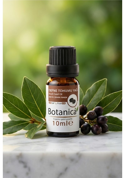 Botanica %100 Saf Defne Tohumu Yağı Saç Bakımı Kepek Önleyici Güçlendirici Doğal Bitkisel Damla 10 Ml 10 ML
