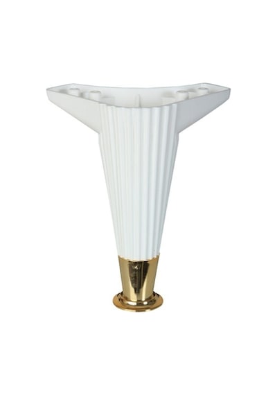 Asya Çizgili 20cm Beyaz / Gold Mobilya Ayağı- Dolap, Koltuk , Tv Asya Çizgili 20cm Beyaz / Gold Mobilya Ayağı- Dolap, Koltuk , Tv