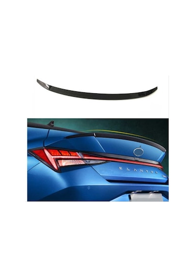 Autogp Hyundai Elantra Spoiler Pianoblack 2021+ Cmhyelspo20