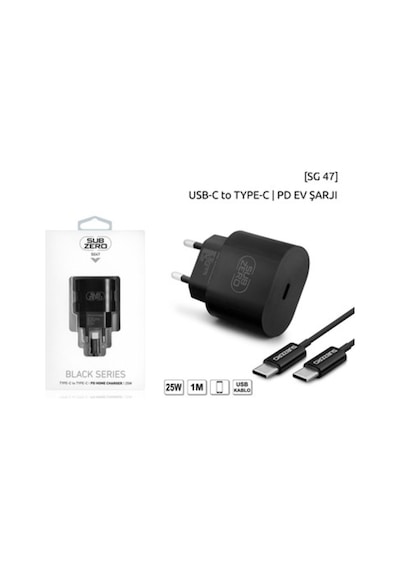 Subzero SG-47 25W Pd Type-C To Type-C Şarj Cihazı