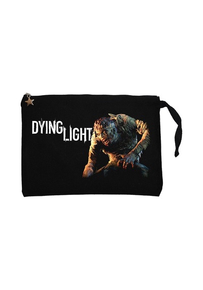Dying Light Zombi Siyah Clutch Astarlı Cüzdan / El Çantası Siyah
