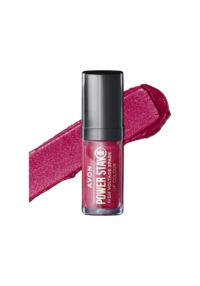 Avon Powerstay High Voltage Spark Likit Ruj Cherry Charge