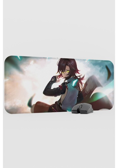Heizou Genshin Impact Anime Oyuncu V5 - 70x30 Xl Gaming Mouse Pad Fare Altlığı