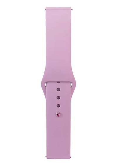 Huawei Gt2 42mm Band Serisi 20mm Klasik Kordon Silikon Strap Kayış-mor