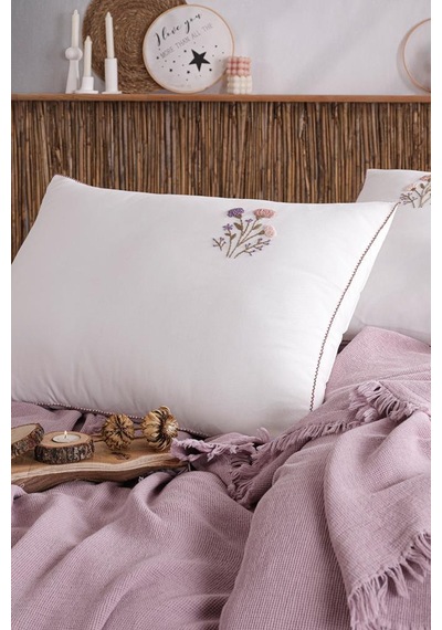 Missera 4 Parça Çift Kişilik Pike Takımı Rose