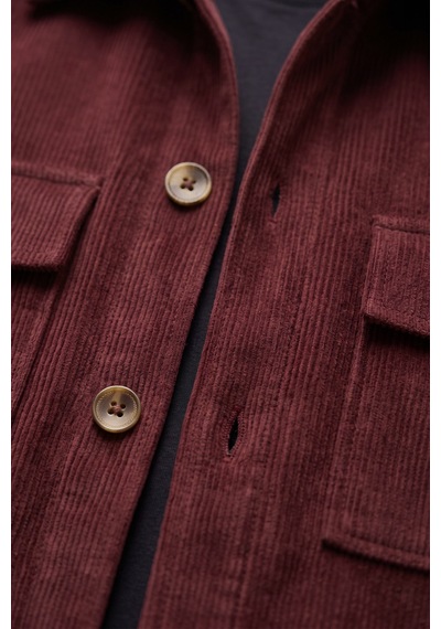 Deepsea Erkek Slim Fit Fitilli Kadife Bordo Ceket %100 Pamuk Düğmeli Cepli Astarsız 2701104 Deepsea Erkek Slim Fit Fitilli Kadife Bordo Ceket %100 Pamuk Düğmeli Cepli Astarsız 2701104