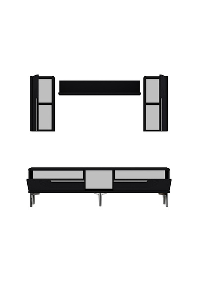 Tvr1502 Meyra Tv Ünitesi Takımı 150cm Antrasit-silver