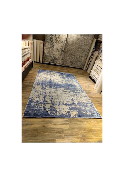 Orıon 02588a Krem-mavi Halı Çok Renkli