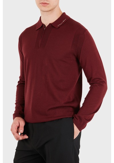 Emporio Armani % 100 Yün Slim Fit Yarım Fermuarlı Polo Yaka Kazak Erkek Polo Yaka Kazak Em006293 Af29815 U5086 Bordo Emporio Armani % 100 Yün Slim Fit Yarım Fermuarlı Polo Yaka Kazak Erkek Polo Yaka Kazak Em006293 Af29815 U5086 Bordo