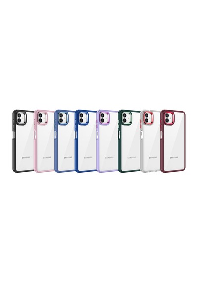 Zore Galaxy A04 Kılıf Nvth Flora Kapak - Siyah