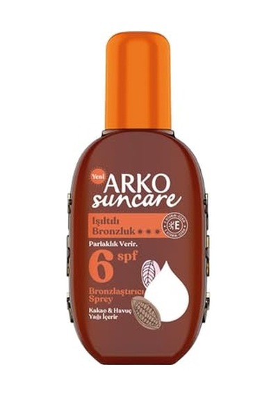 Arko Bronzlaştırıcı Güneş Yağı Sprey, Spf 6, 220 Ml