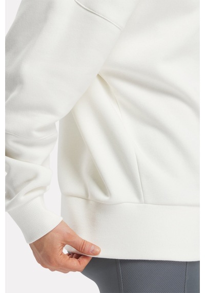 Reebok  Hoodie Kadın Ekru_0 Sweatshirt