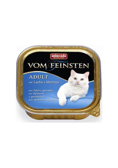 Animonda Vom Feinsten Somonlu ve Karidesli Pate Yetişkin Kedi Maması 100 G