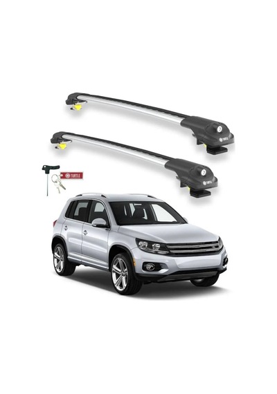 Turtle Volkswagen Tiguan 5n 2007-2016 Ara Atkı Air1 Gri