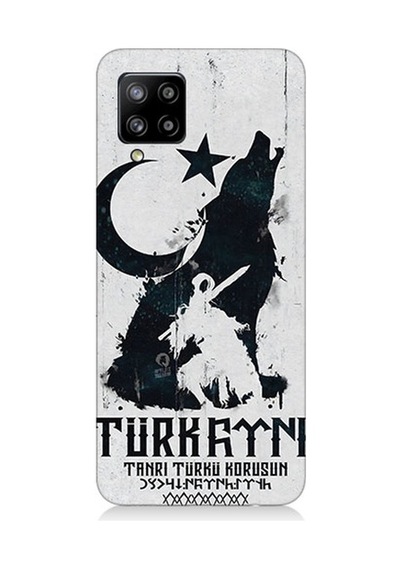 Samsung Galaxy A42 5g Uyumlu Tanrı Türkü Korusun Desenli Silikon Kılıf