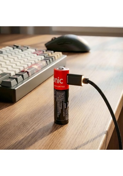 Lexroo Pl1400, Aaa, Şarjlı Pil, 1.5volt, 400mah/750mwh, Type-c Ile Kolay Şarj, 2 Li Paket