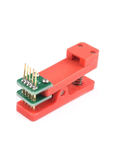 5 Pin Programlama Aparatı 2.54mm Pogo Pin Yaylı Mandal Klips Seri Üretim Entegre