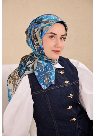Silk Home Twill İpek Eşarp 11512-30 Haki