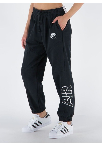 Sportswear Air Fleece Oversize Siyah Kadın Eşofman Altı Bej
