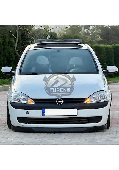 Opel Corsa C 2000-2006 Uyumlu H Lip Esnek Ön Lip 2 Parça Karlık Ön Ek Tampon Altı Dill