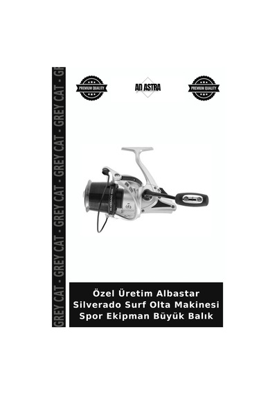 Özel Üretim Albastar Silverado Surf Olta Makinesi Spor Ekipman Büyük Balık 8000
