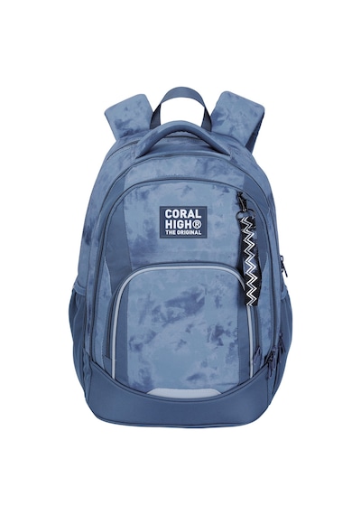 Coral High Eskitme Desenli Okul Sırt Çantası 24458 Koyu Yeşil