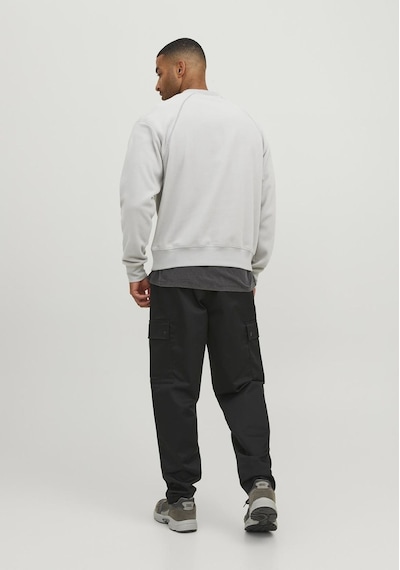 Jack & Jones L.a.b İşlemeli Bisiklet Yaka Polar Sweatshirt 12241523 High-rise Koyu Siyah Jack & Jones L.a.b İşlemeli Bisiklet Yaka Polar Sweatshirt 12241523 High-rise Koyu Siyah