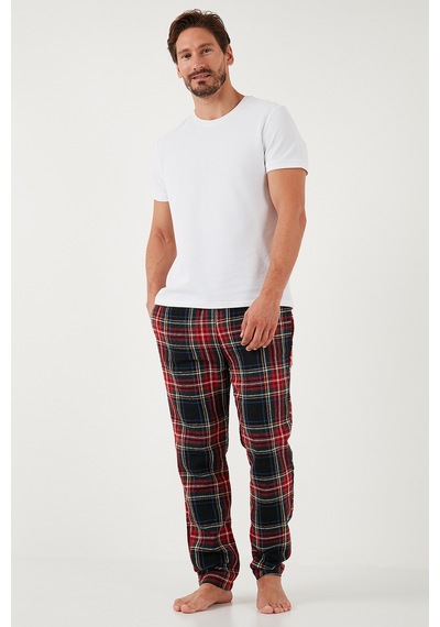 Buratti Erkek Pijama Altı 611pt00154 Siyah-kırmızı Siyah - Kırmızı