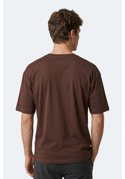 Slazenger Katre Erkek V Yaka Kahve Tişört