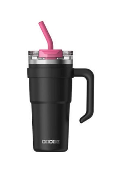 Dodge Trekking Çelik Termos Mug 750ml Siyah Siyah