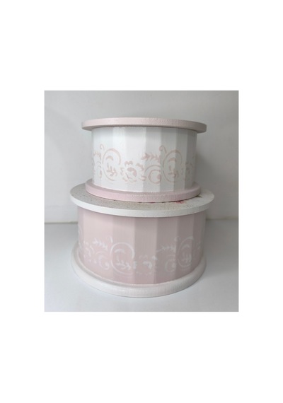 Bebek Çocuk Odası Kutu Seti 2'li Düzenleyici Özel Tasarım Pembe - 937365697 Pembe