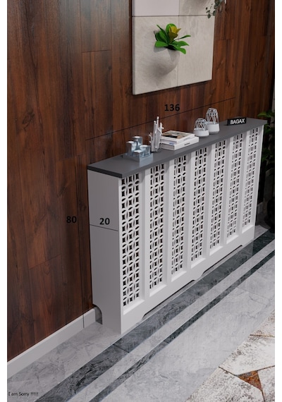 Dekoratif Petek Kaplama Modern Kalorifer Peteği Gizleme Ünitesi 11 Desen 9 Renk İç Ölçü 136 Cm Dış Ölçü 140 Cm Petek 136 Beyaz Üstü Antrasit D1 Dekoratif Petek Kaplama Modern Kalorifer Peteği Gizleme Ünitesi 11 Desen 9 Renk İç Ölçü 136 Cm Dış Ölçü 140 Cm Petek 136 Beyaz Üstü Antrasit D1
