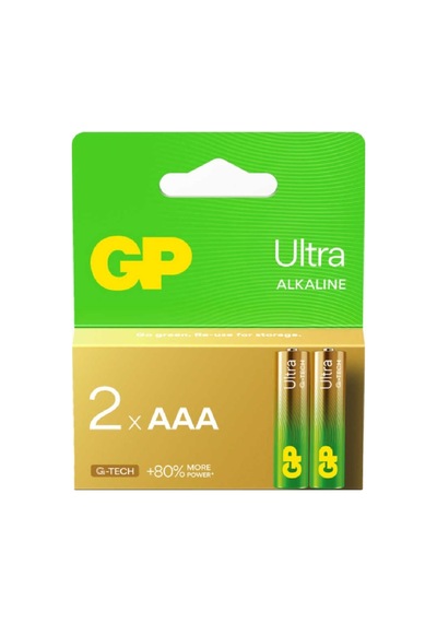 Gp 24au-2u2 G-tech Lr3 Ultra Alkalin Aaa İnce Kalem Pil 2'li Paket